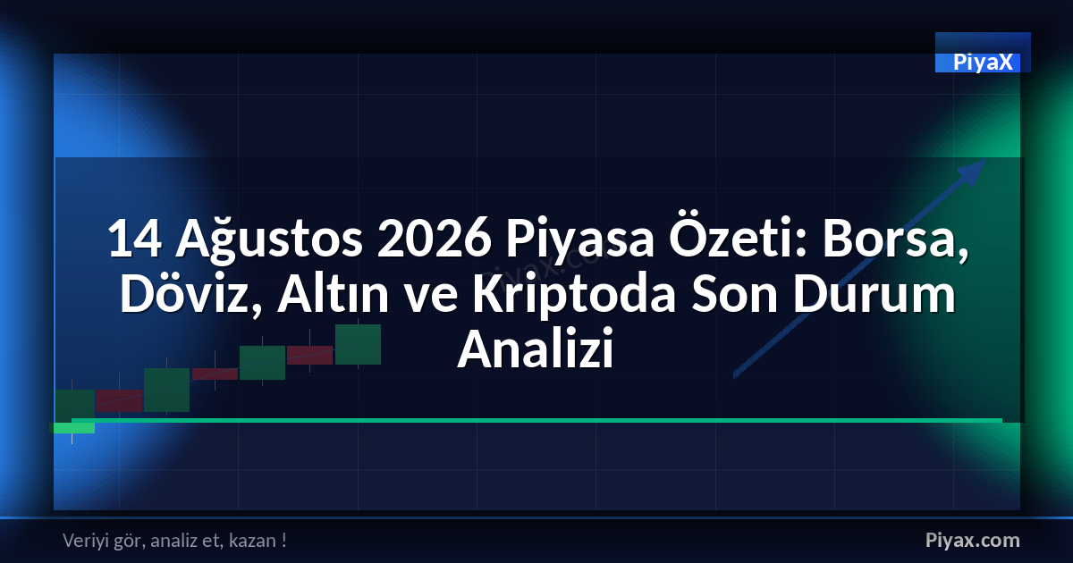 14 Ağustos 2026 Piyasa Özeti