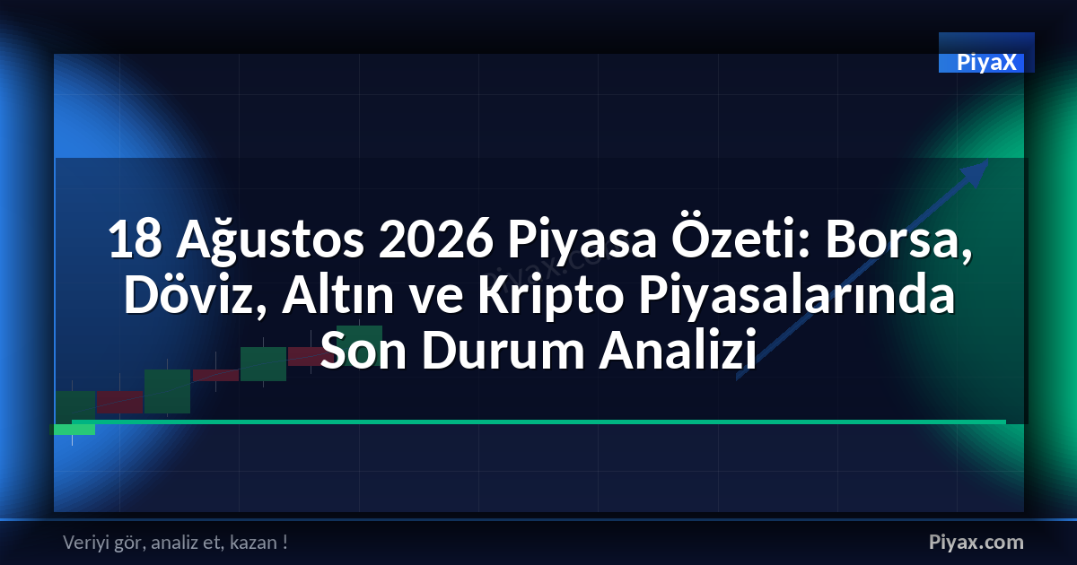 18 Ağustos 2026 Piyasa Özeti