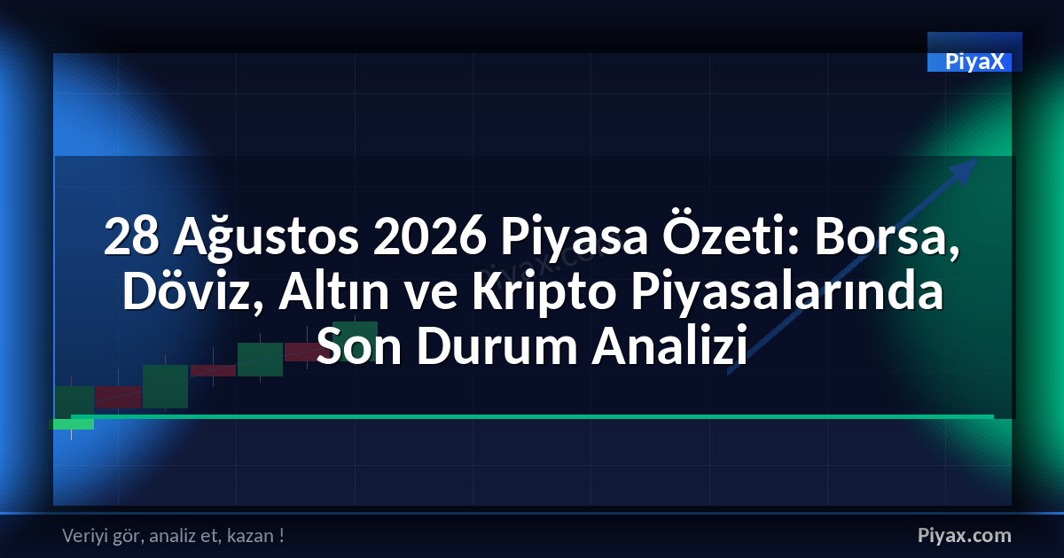 28 Ağustos 2026 piyasa özeti