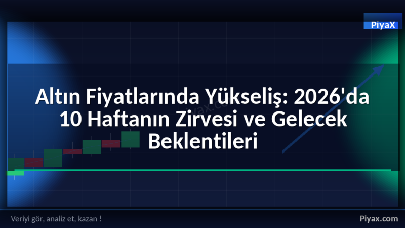 altın fiyatlarında yükseliş