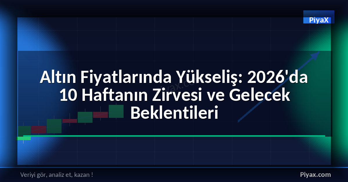 altın fiyatlarında yükseliş