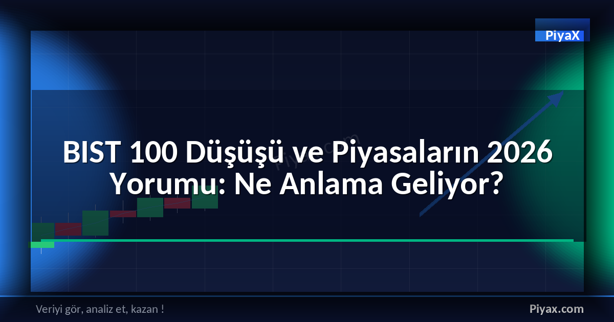 BIST 100 düşüş