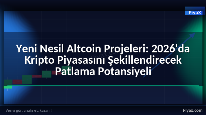 Yeni Nesil Altcoin Projeleri
