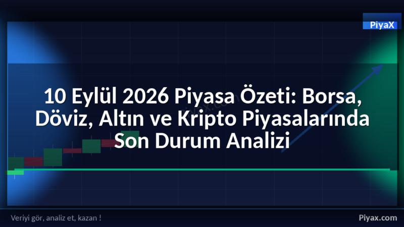 10 Eylül 2026 Piyasa Özeti