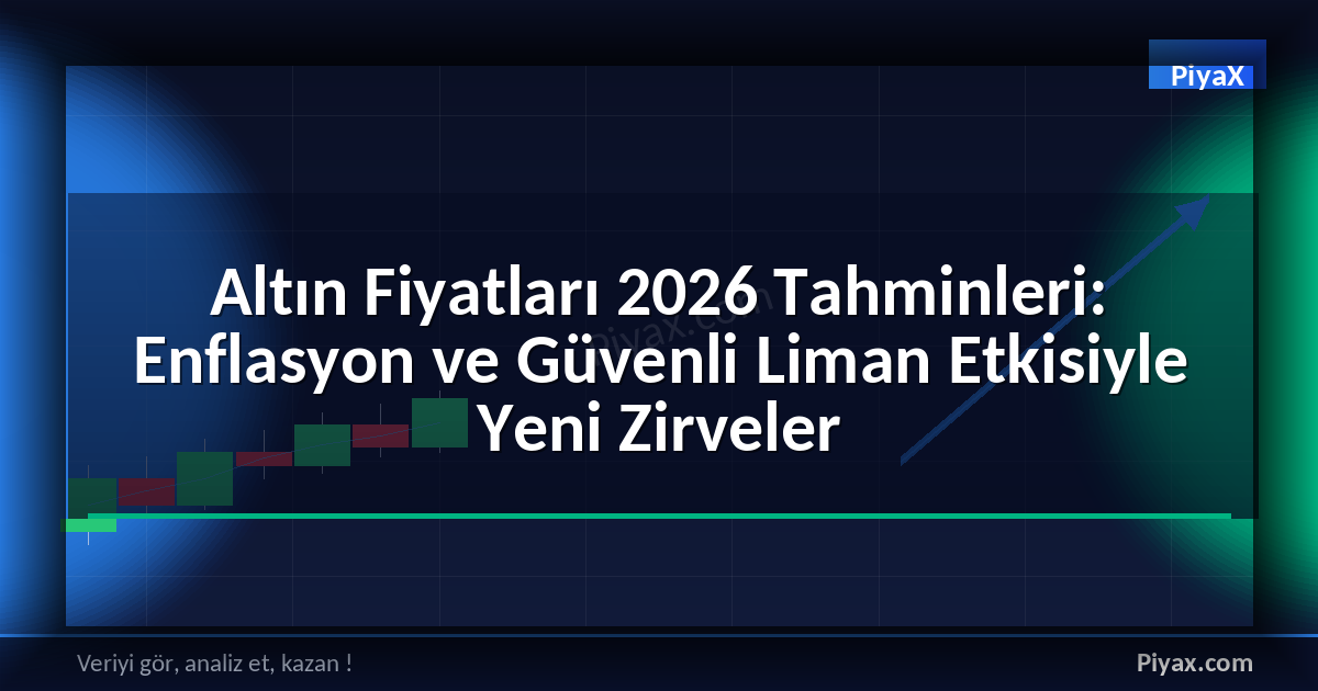Altın fiyatları 2026 tahminleri