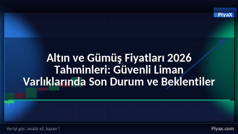 Altın ve Gümüş Fiyatları 2026 Tahminleri