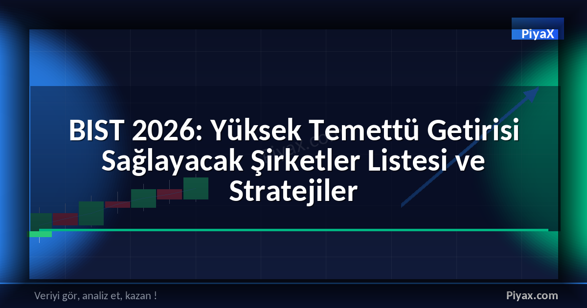 BIST yüksek temettü şirketleri