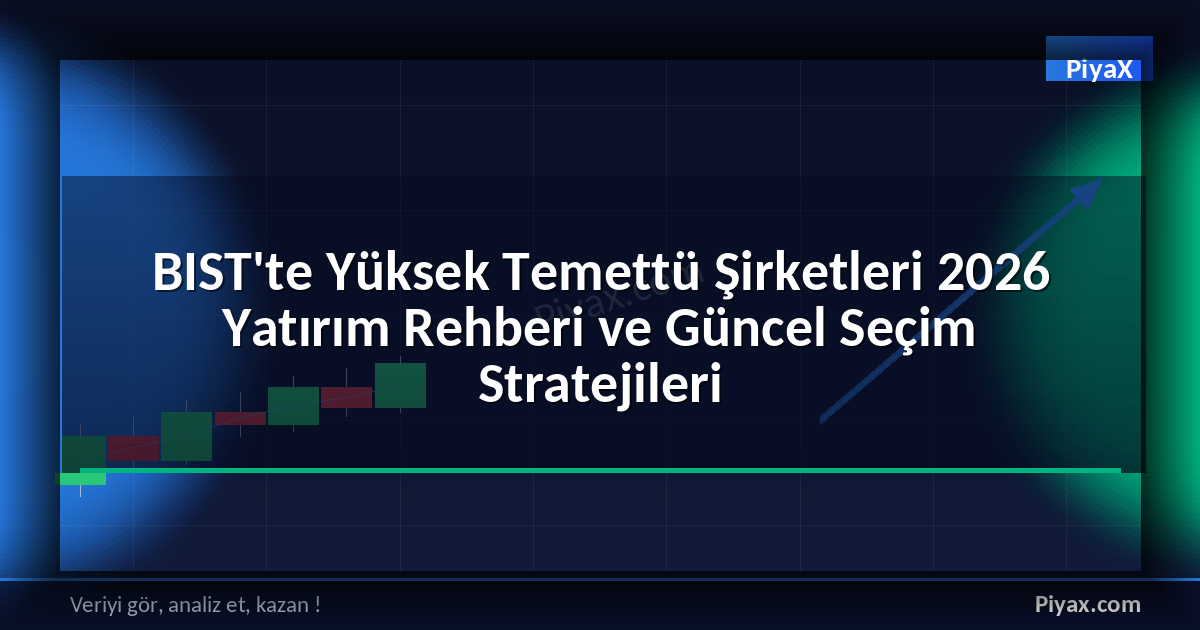 BIST yüksek temettü şirketleri
