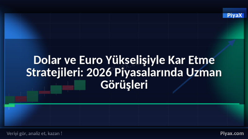 Dolar ve Euro Yükselişiyle Kar Etme