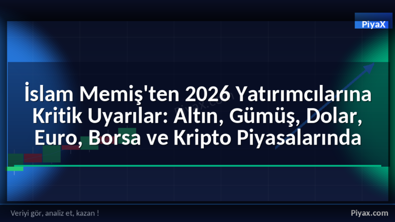 İslam Memiş yatırım uyarıları