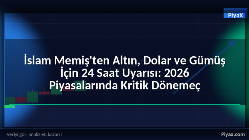 İslam Memiş altın dolar gümüş